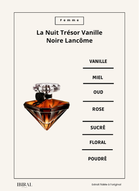 La nuit Trésor Vanille Noire